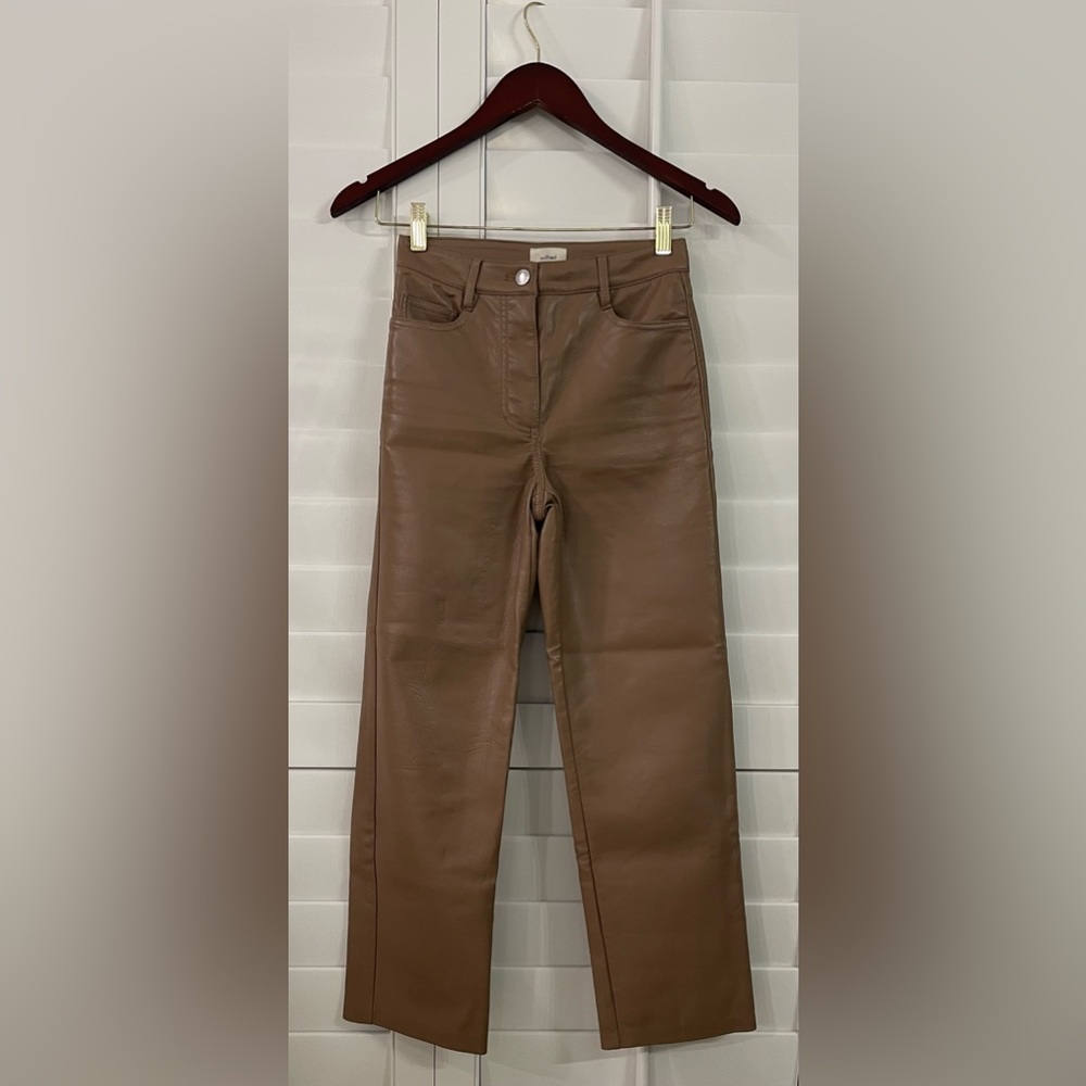 ARITZIA Wilfred Melina Faux Leather Pants - Picture 2 of 10